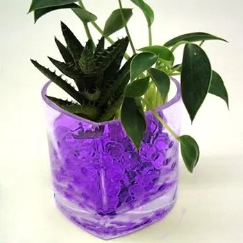 Use of hydrogel for self-watering